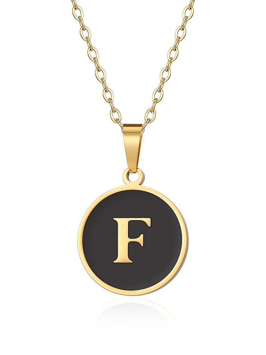Gold letter - F
