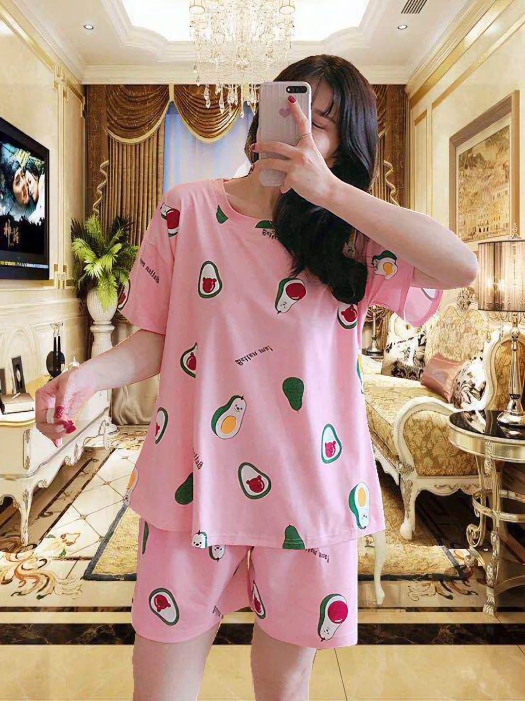 Short sleeve - Pink pear