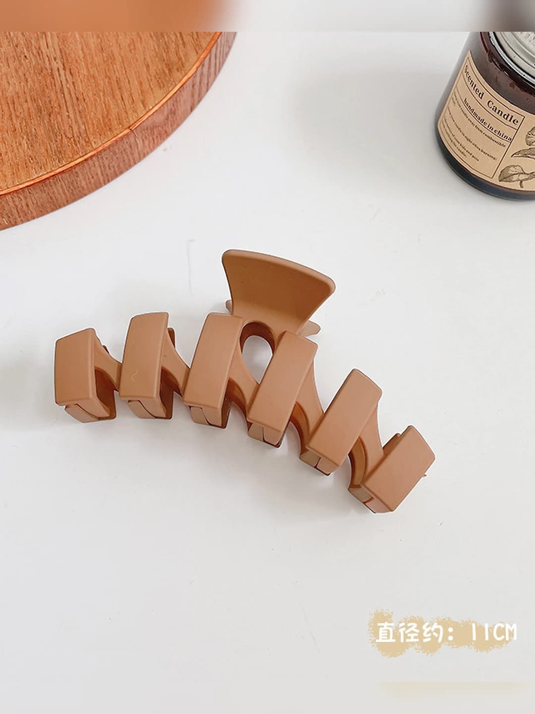 2#Нерегулярный кофейный зажим 11x4cm