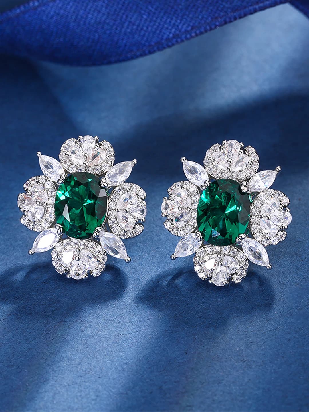 Green Nano Earrings
