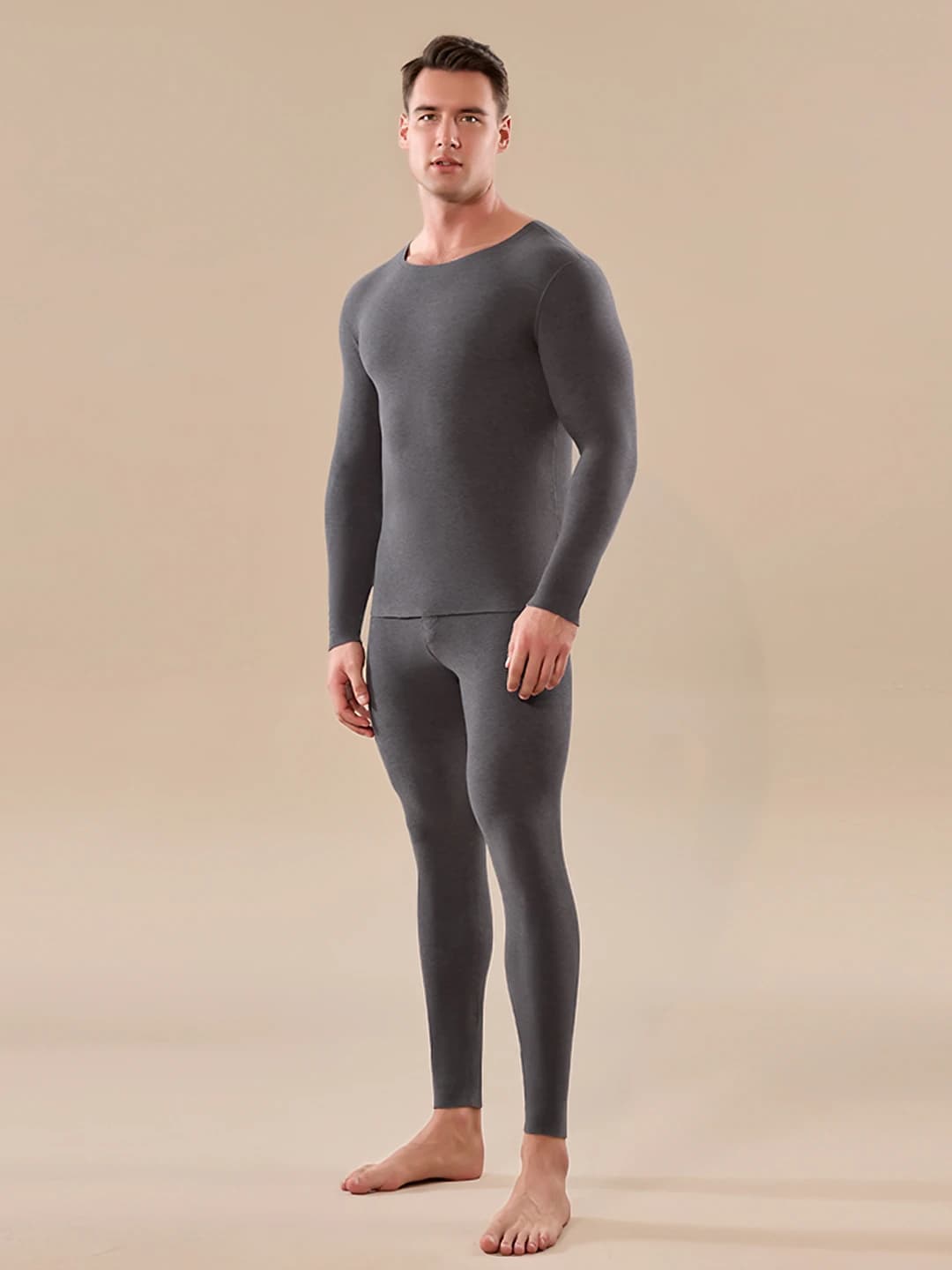 Men's seamless, cloud grey