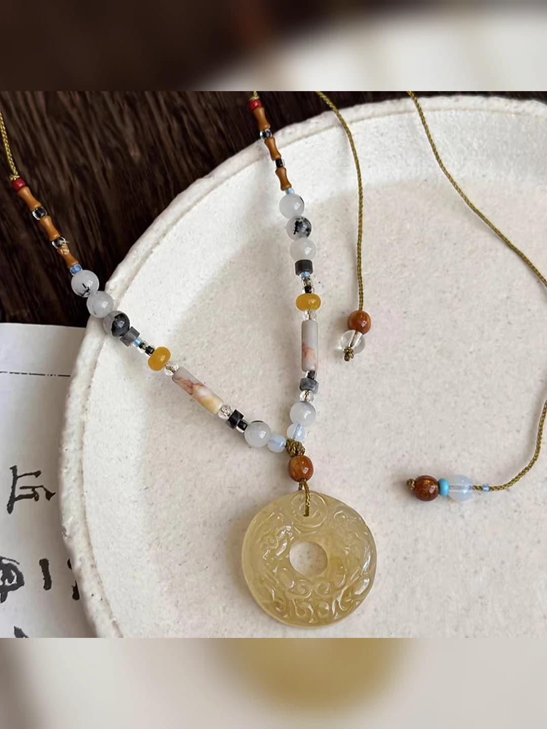 Women's long retro chain necklace
