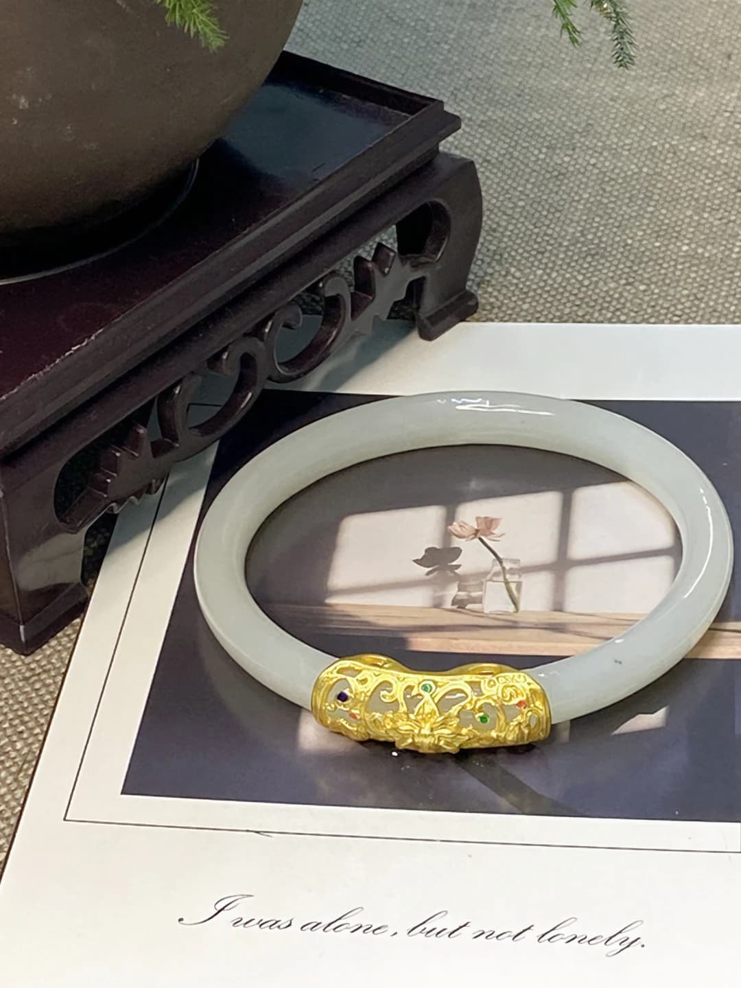 White jade bracelet