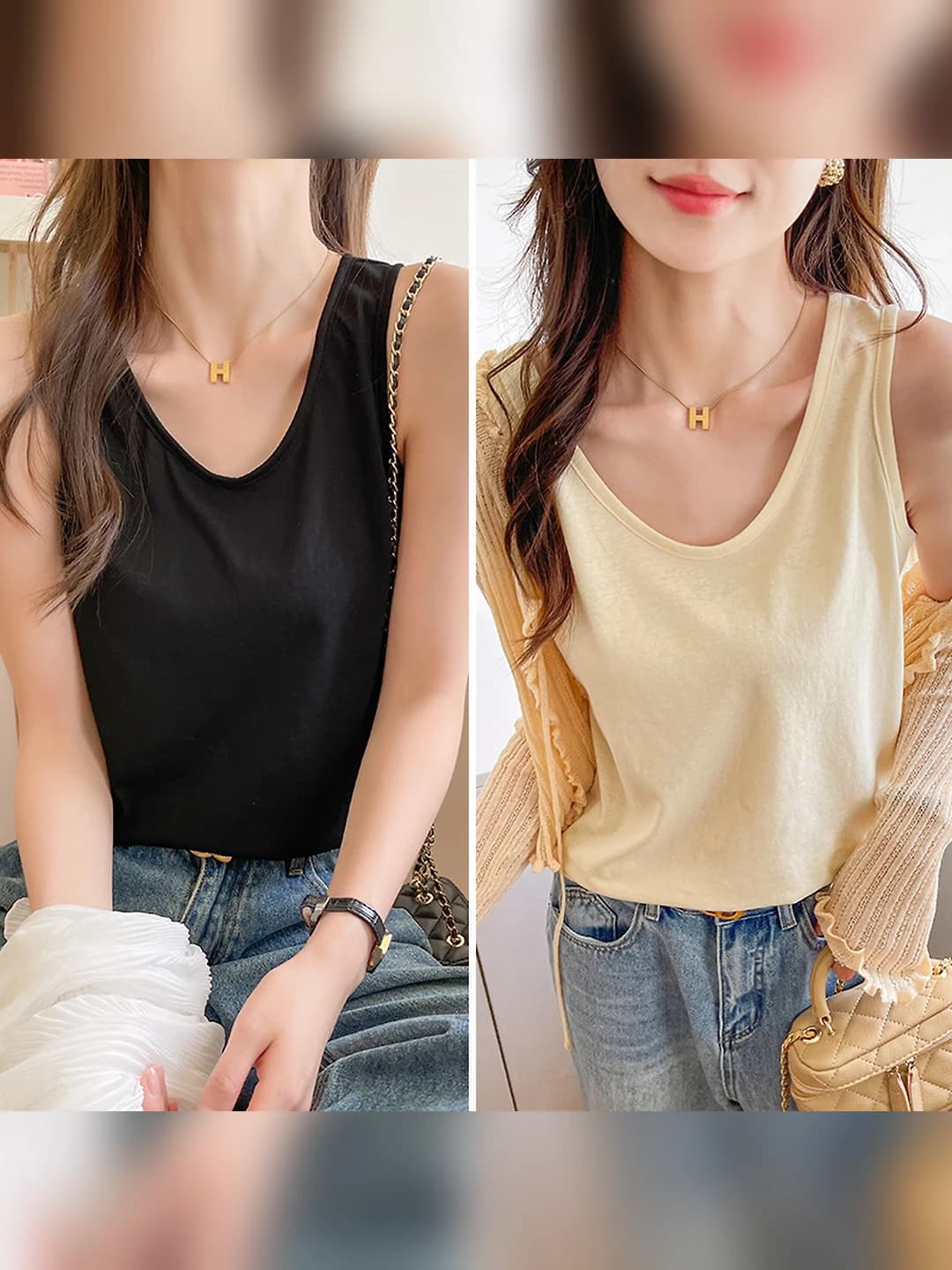Light yellow + Black (2 pcs)