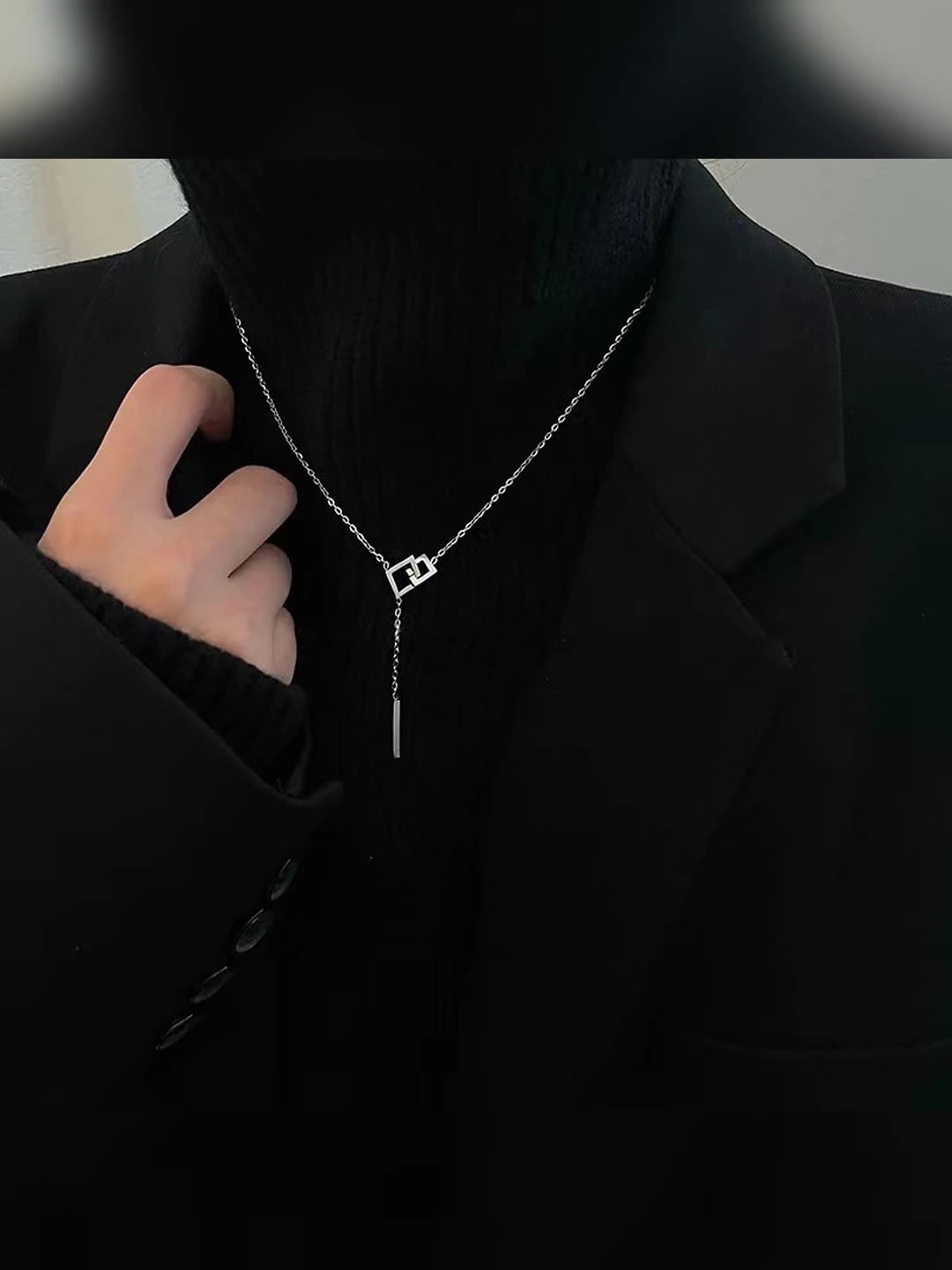 Серебряная двойная цепь