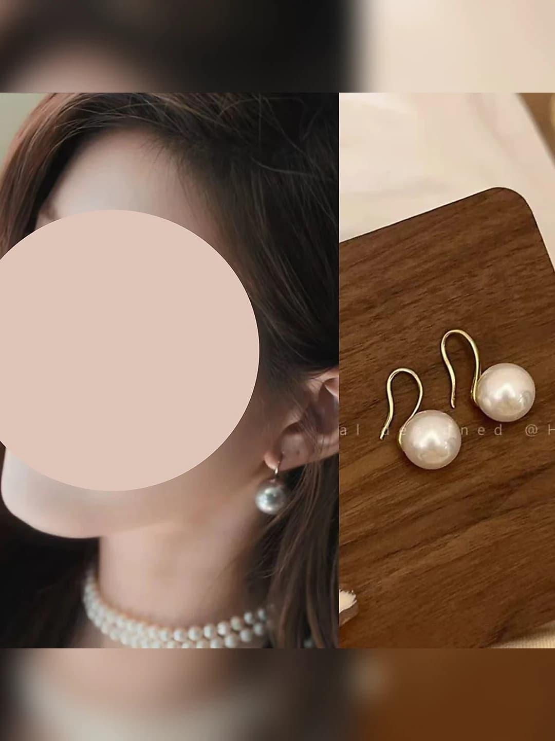 Pearl studs 14mm
