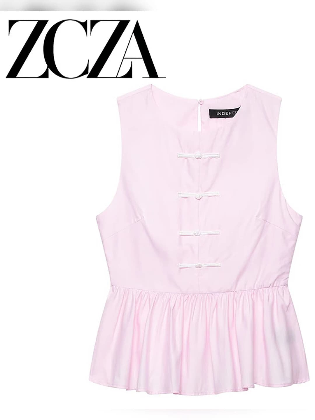 Women's peplum top: short sleeve, crew neck, loose fit, 3D pattern, 80-90% polyester, street style