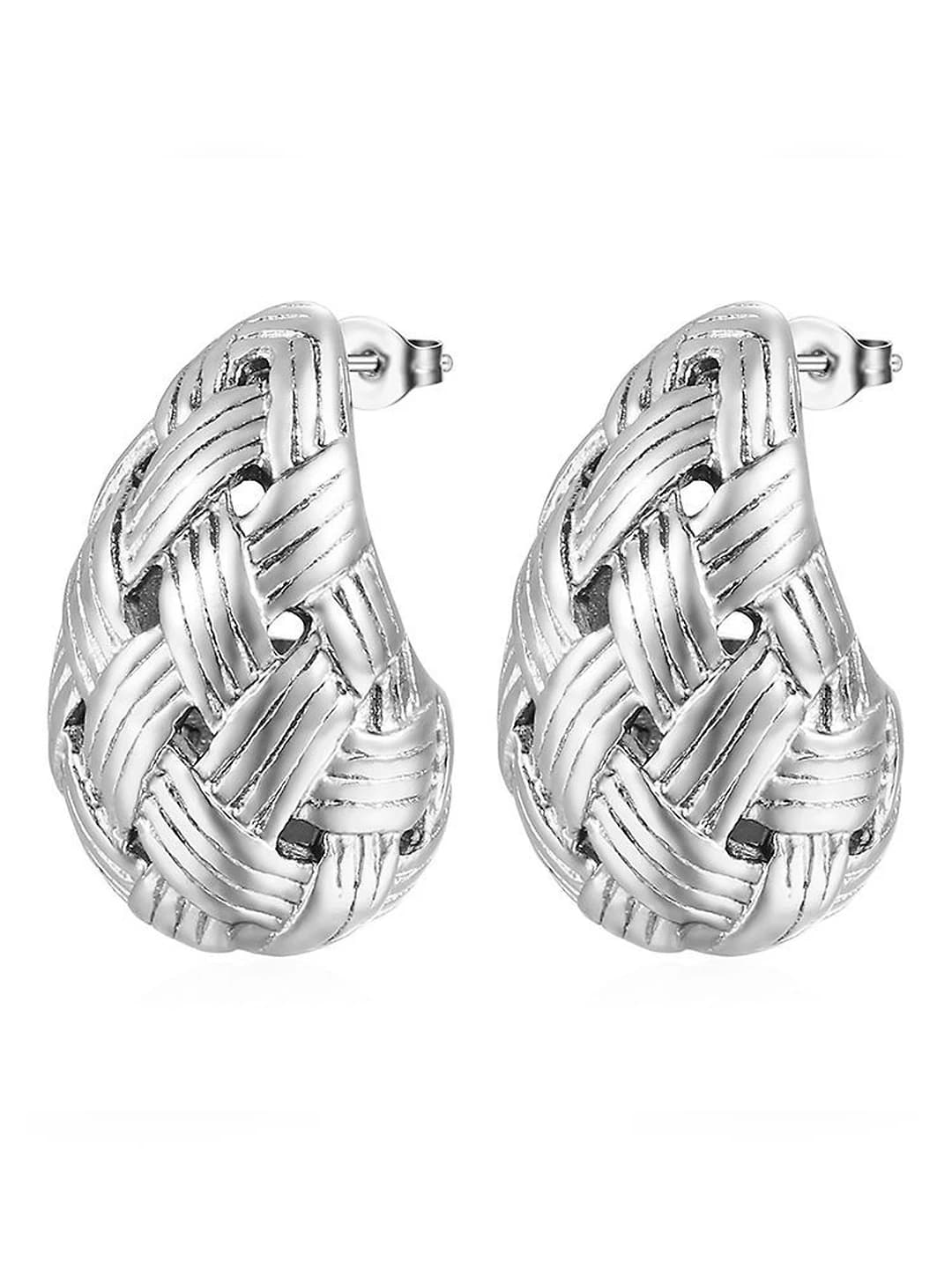 Grid pattern teardrop steel