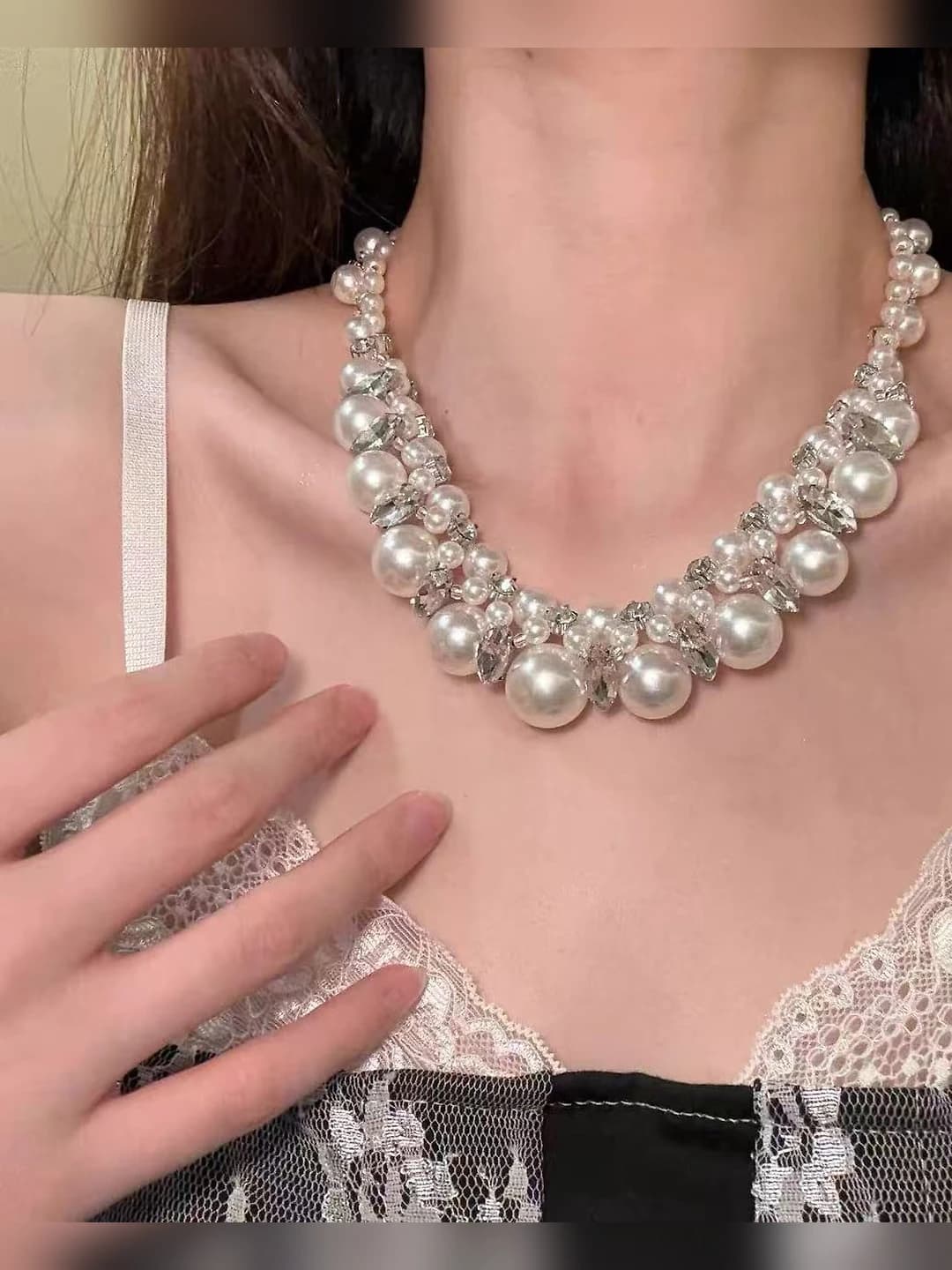 13# Крупное жемчужное ожерелье