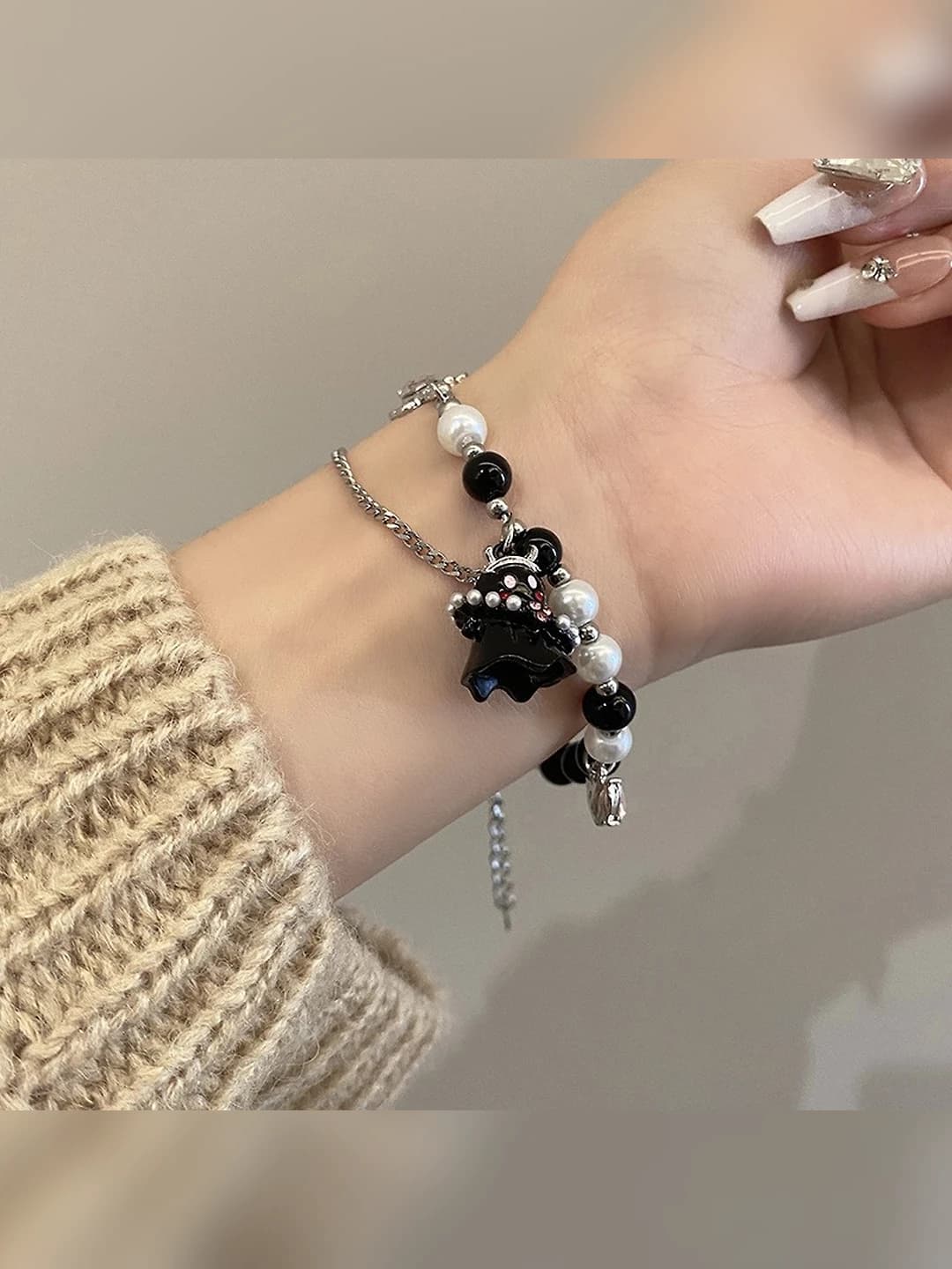 Black ghost bangle