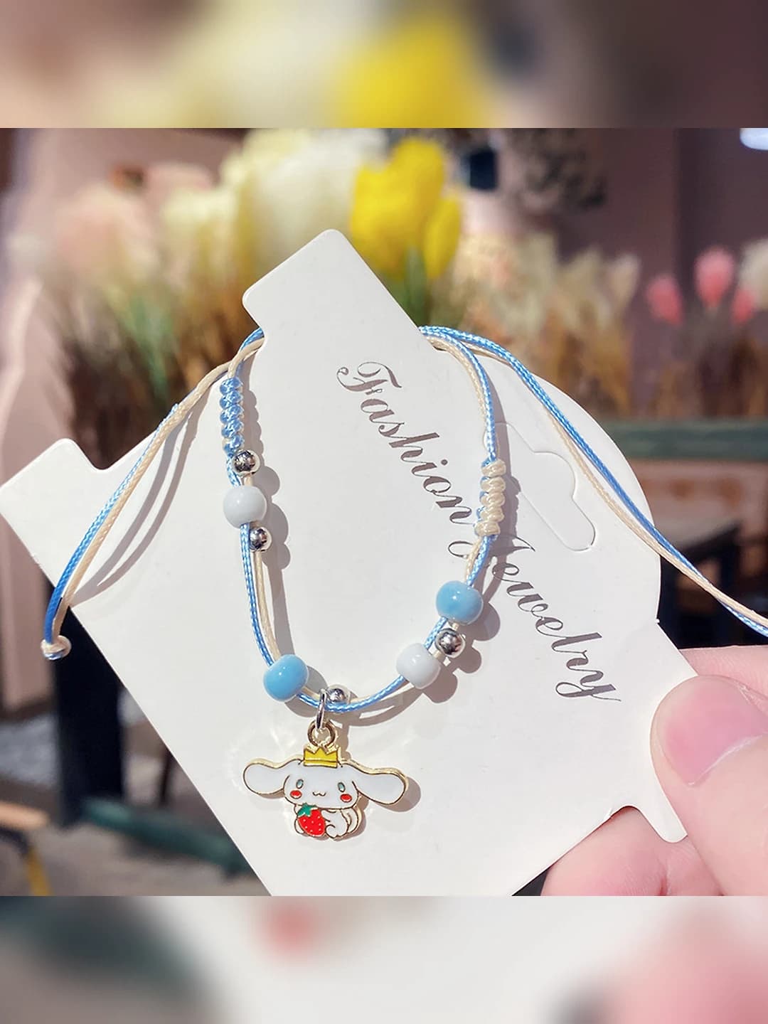 Cinnamoroll qulupni ko'k qo'l zanjiri