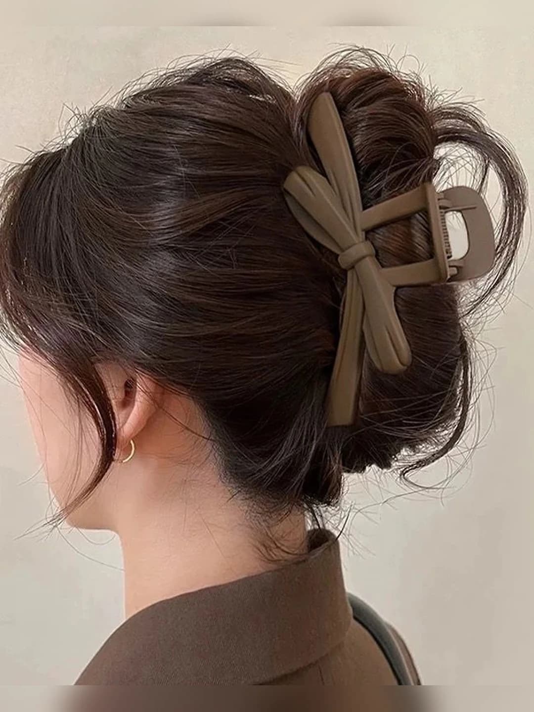 1# Bow dark coffee 13 cm
