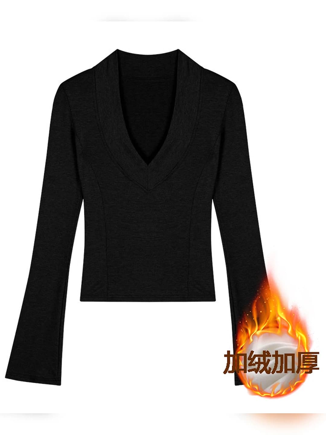 Black [Double brushed] German mohair
