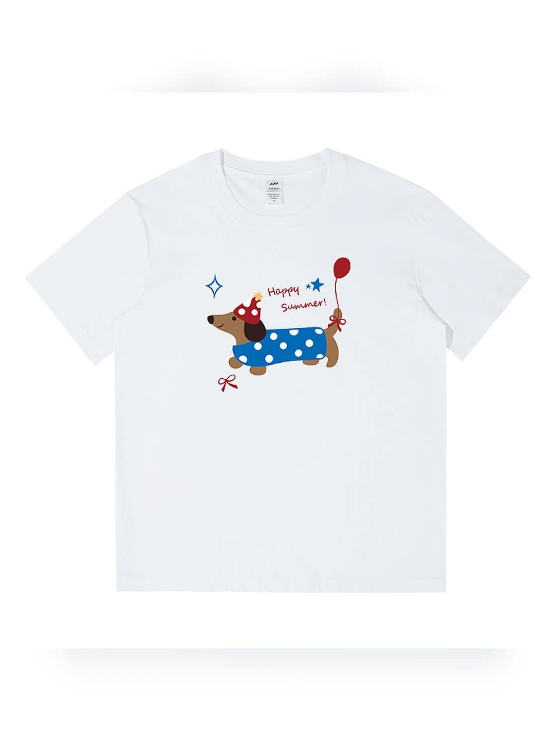 Balloon sausage dog - White