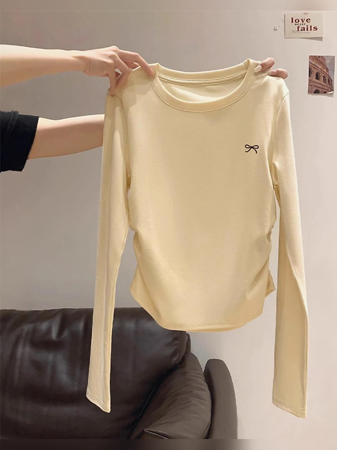 Cream yellow [Embroidered]