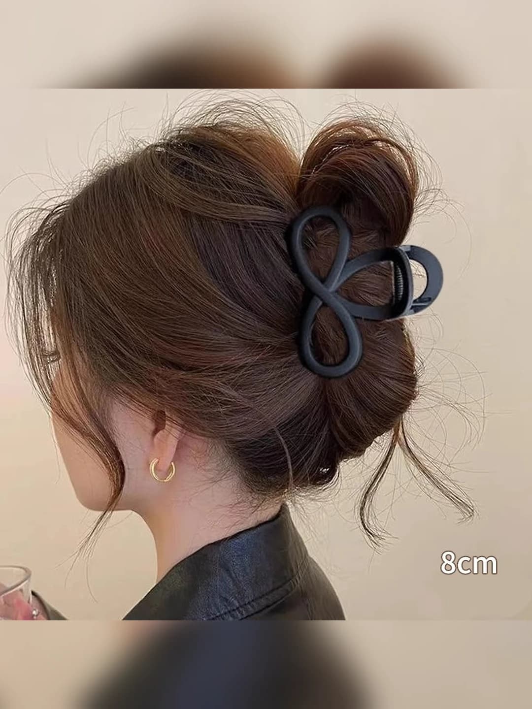 21# Black 8-shape clip