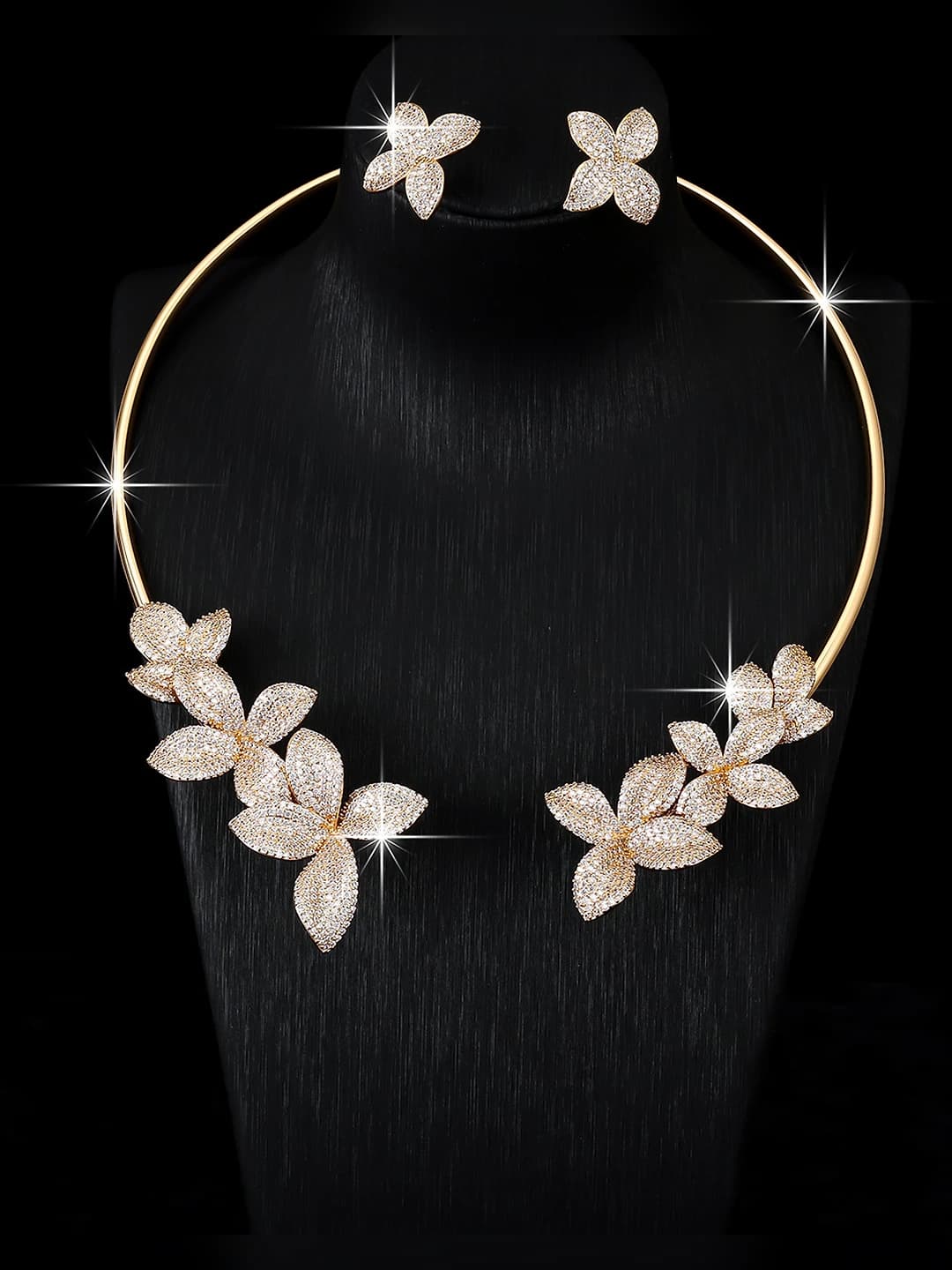 Gold-Necklace+Earrings