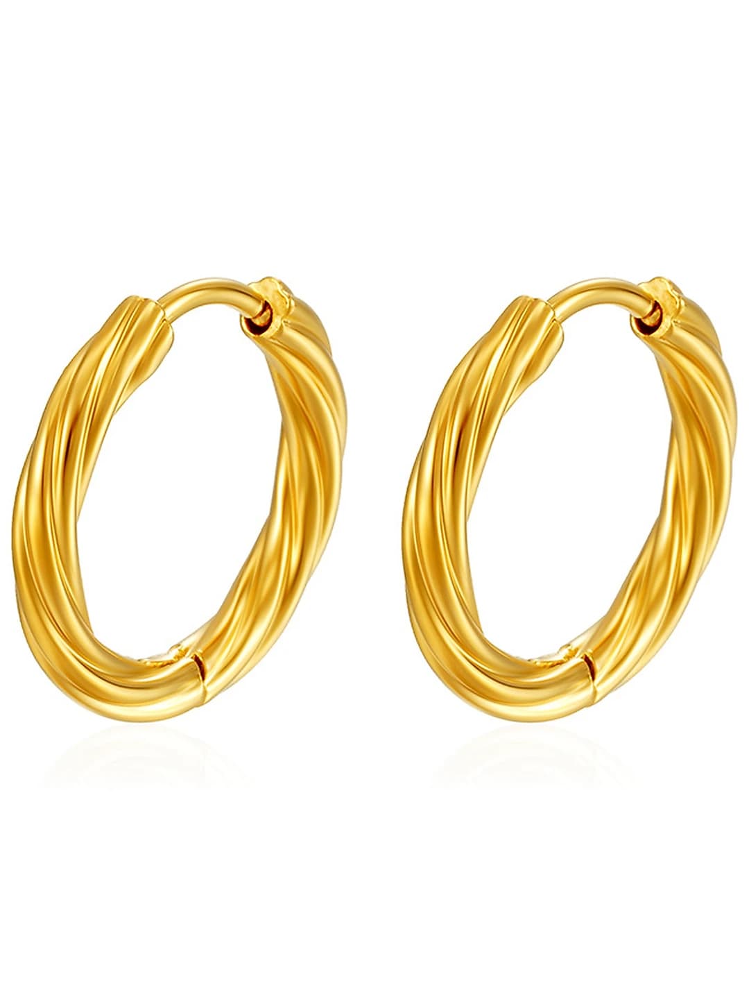 Цветочные серьги 2.5*12 золотой MS-575