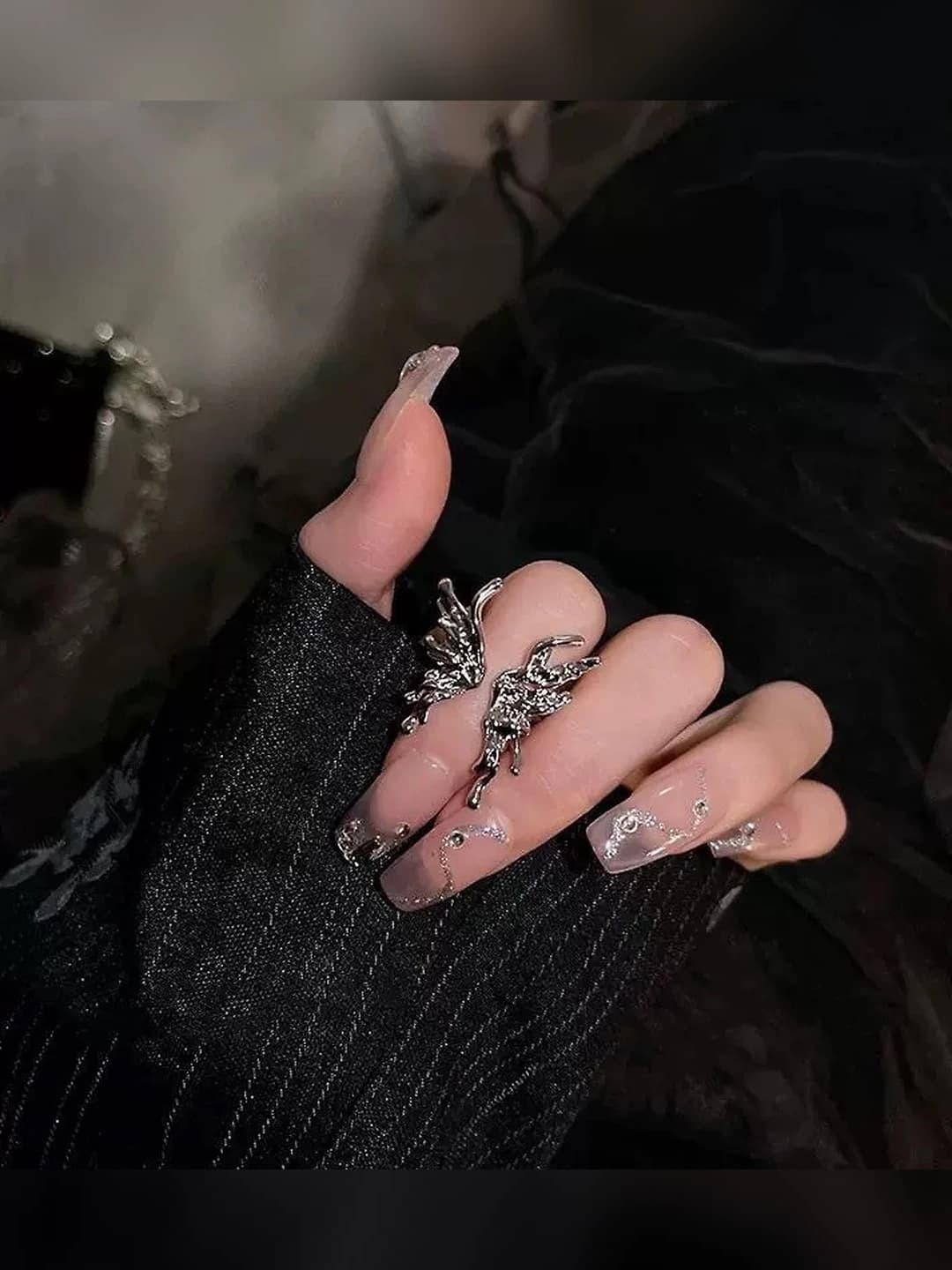 M402 Open Butterfly Ring