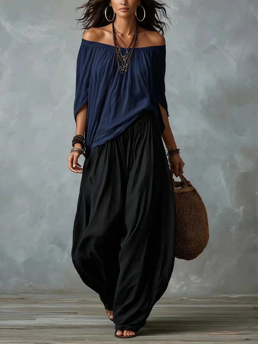Black-navy