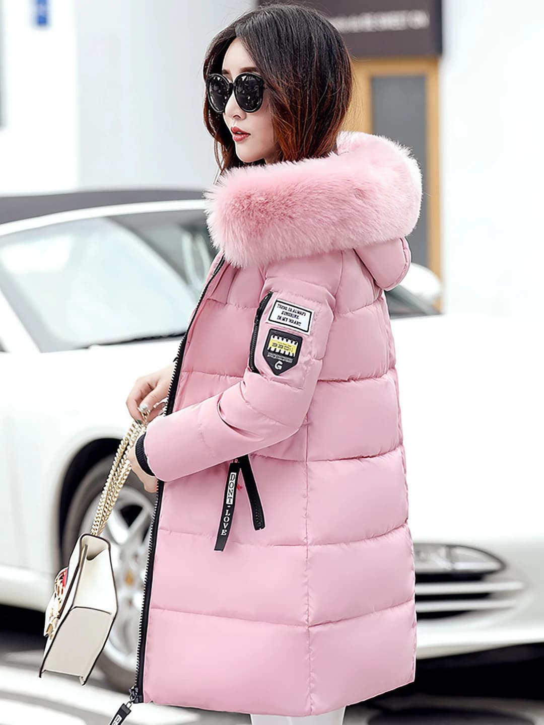 0.5" thin strap, pink, 1 pc