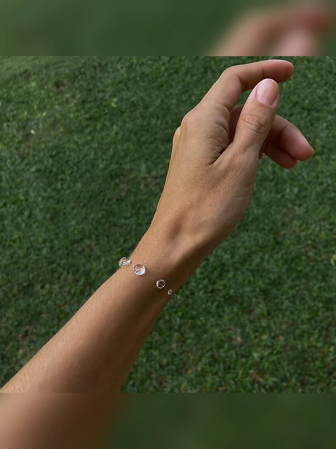 Teardrop beaded bracelet