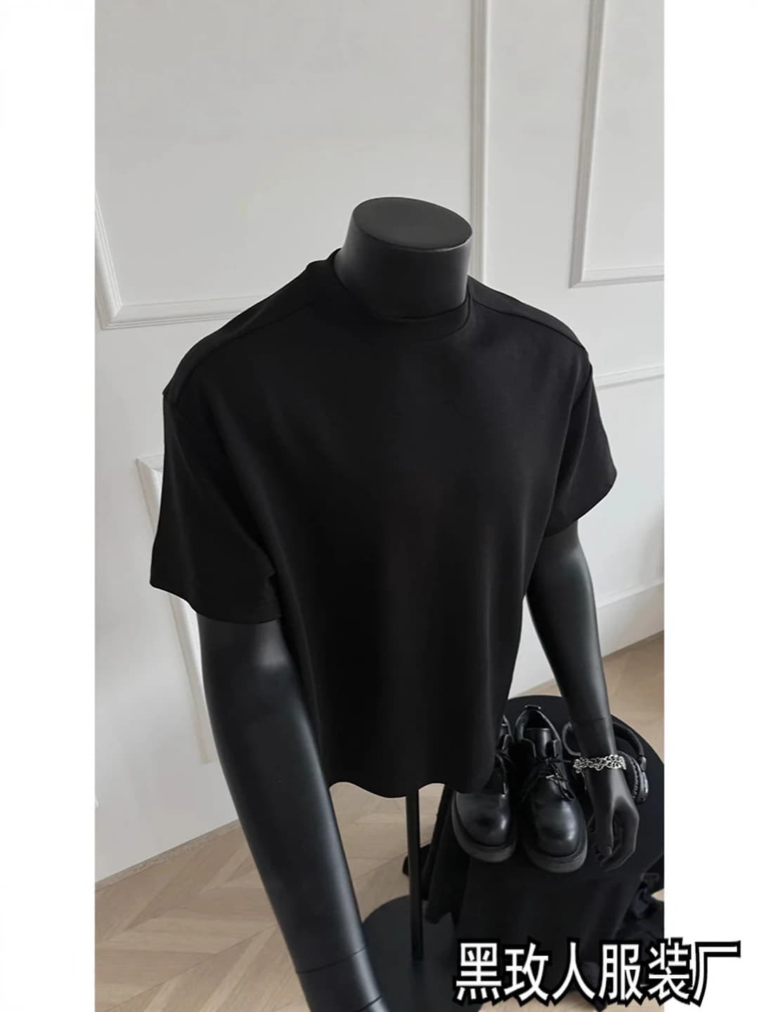Women's short sleeve crew neck solid colour loose fit t-shirt for autumn 2026