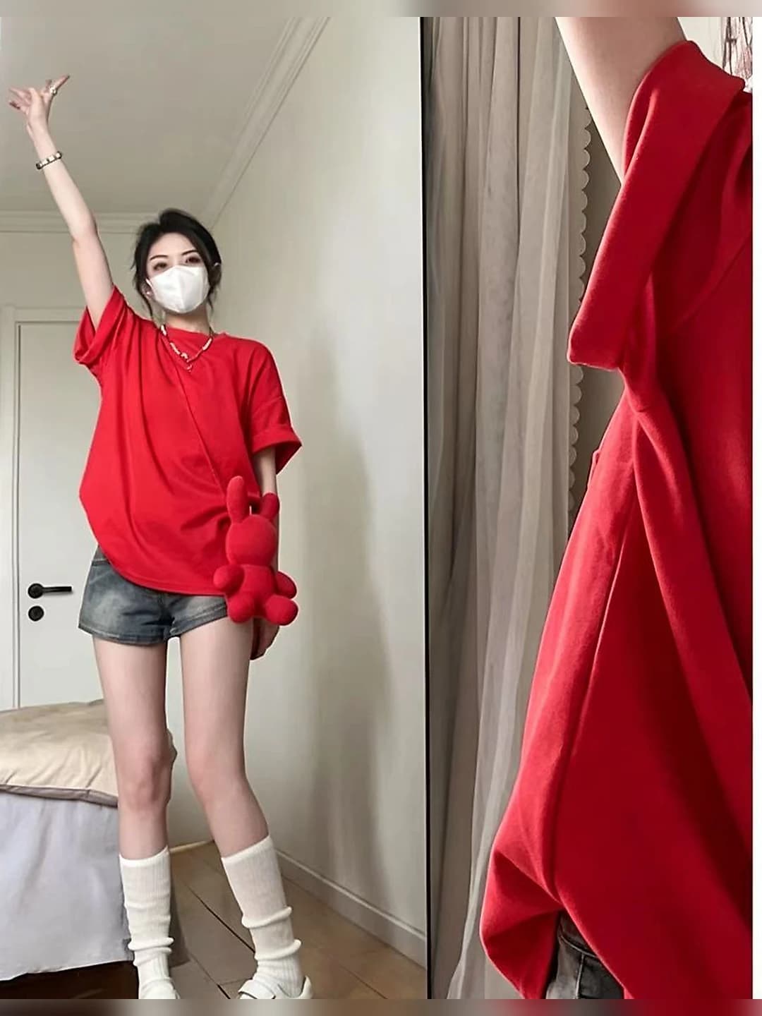 Bright red [100% cotton]