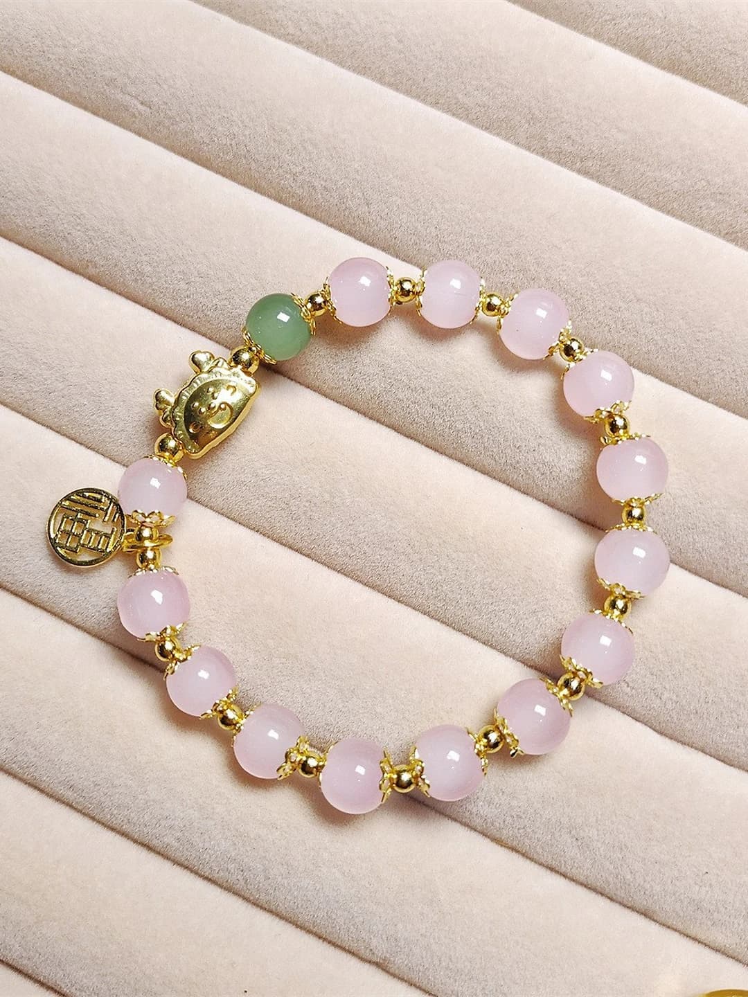 Dragon dumpling bracelet [pink]