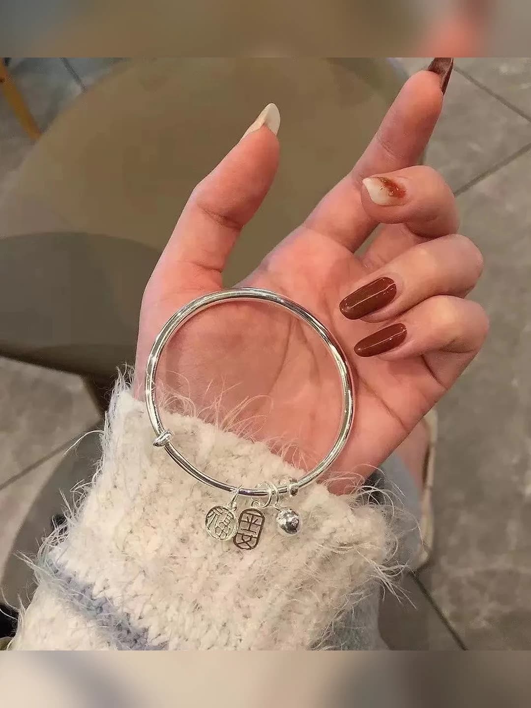 M573 Safety bell luck bangle
