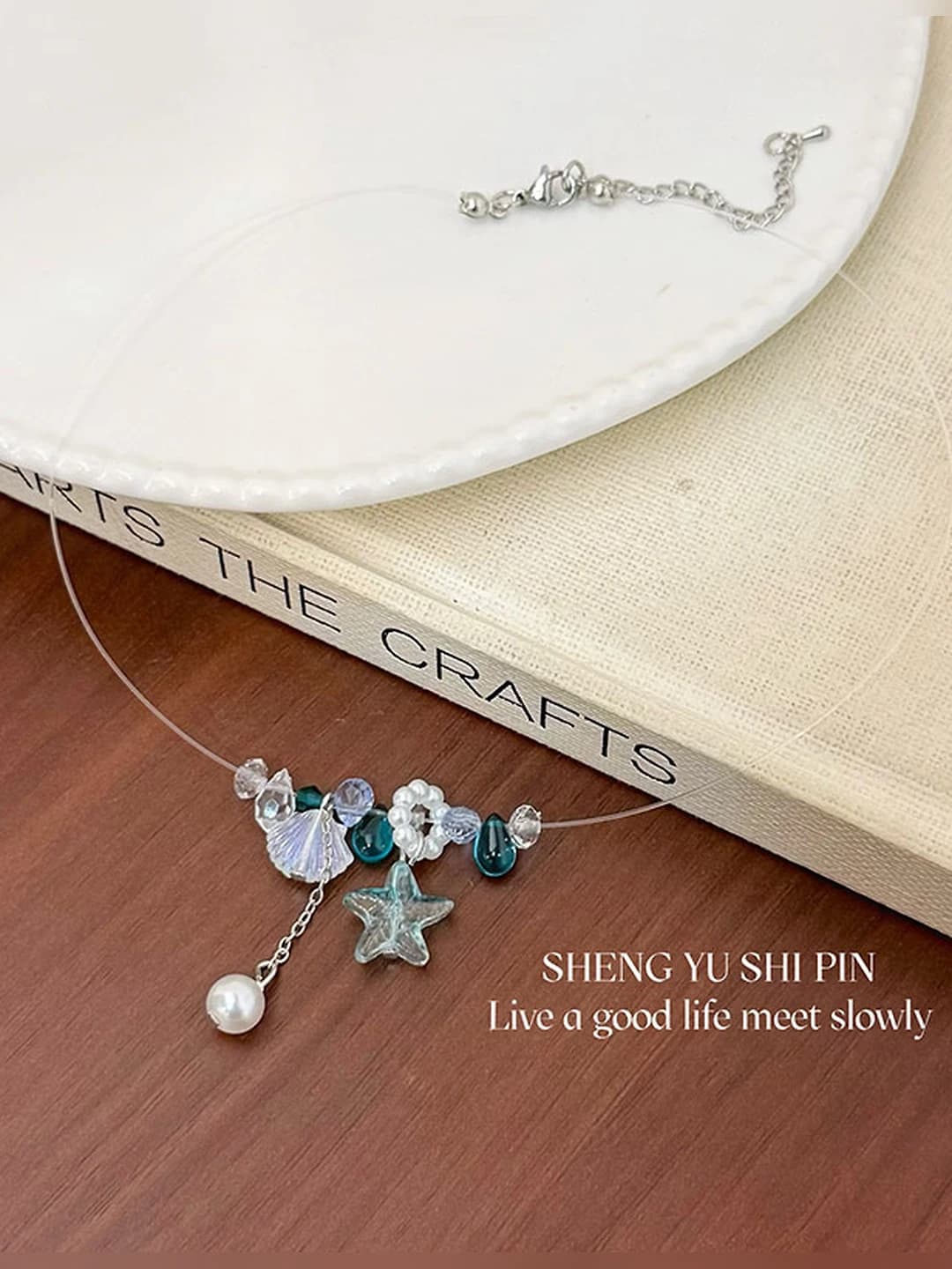 Star beaded necklace