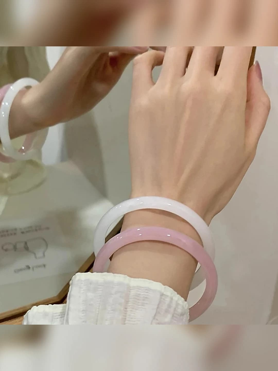 Нефритовый розовый, 1 шт
