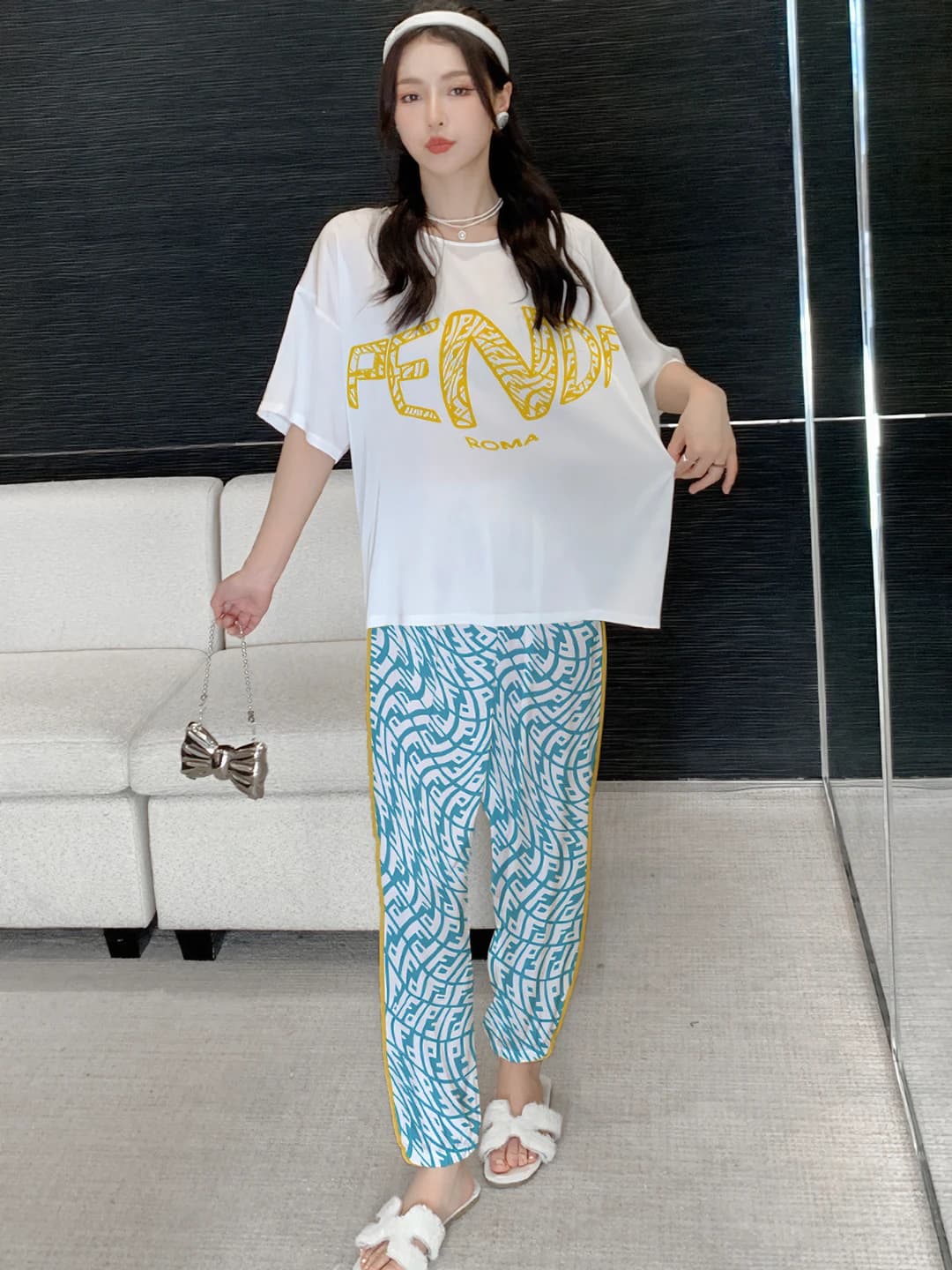 Yellow-blue pants