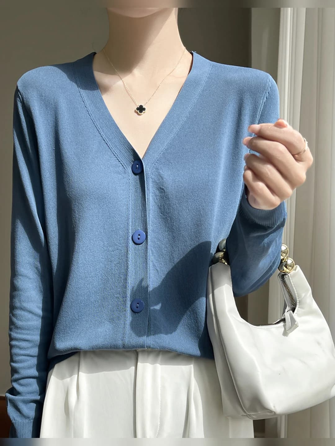 Hazy blue