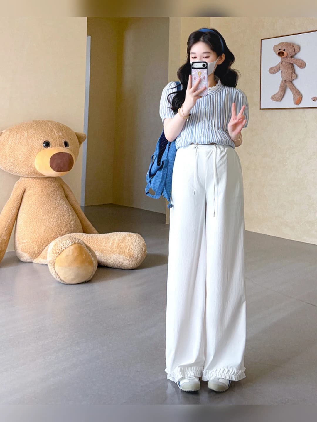 White trousers