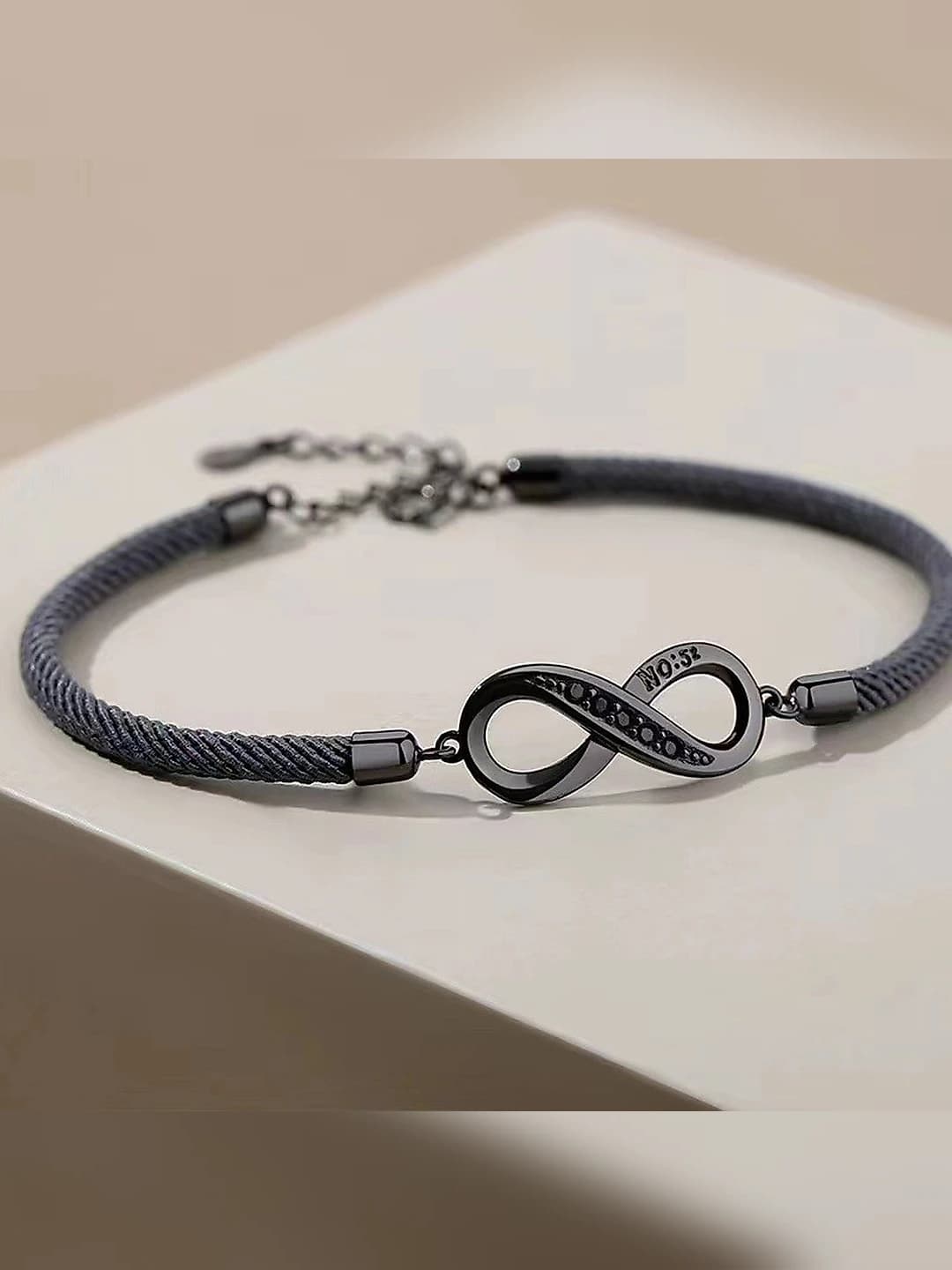 Figure-8 couple bracelet (men's)