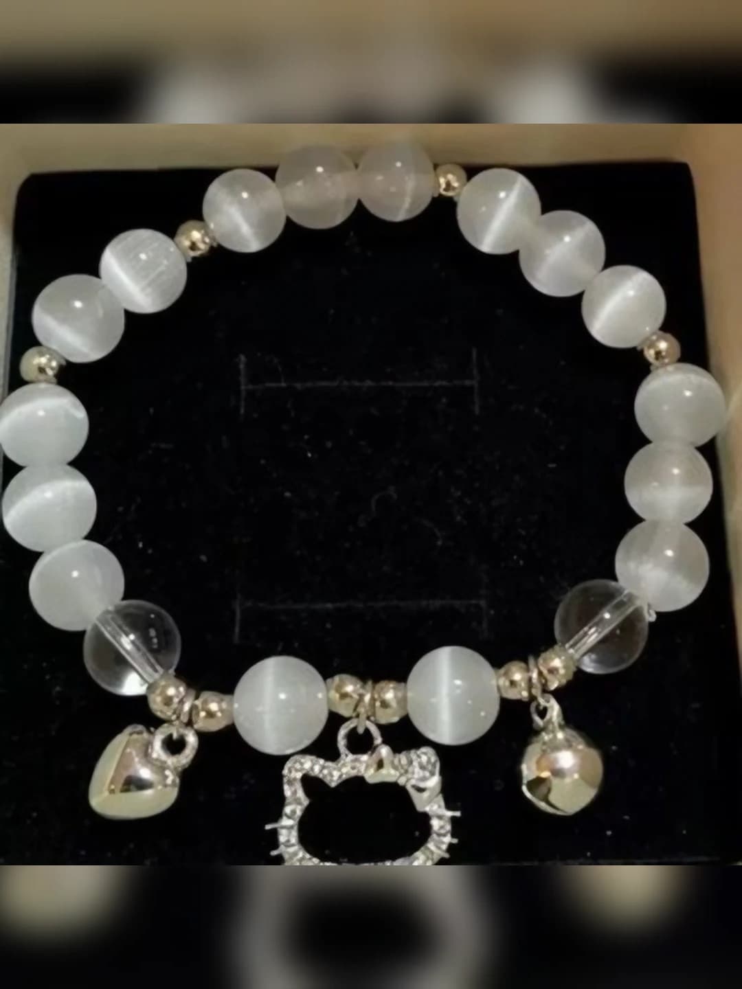 KT cat faux cat eye bracelet