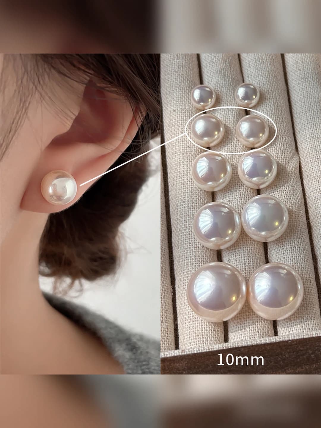 10mm pink pearl