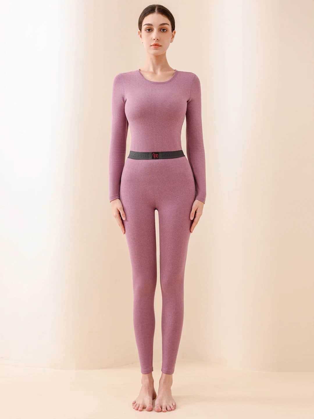 Bound edge - women's purple (wool silk)