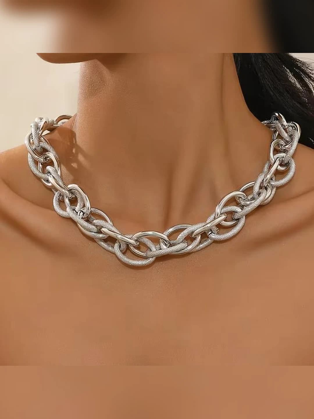 Серебряная цепь 32cm+10cm