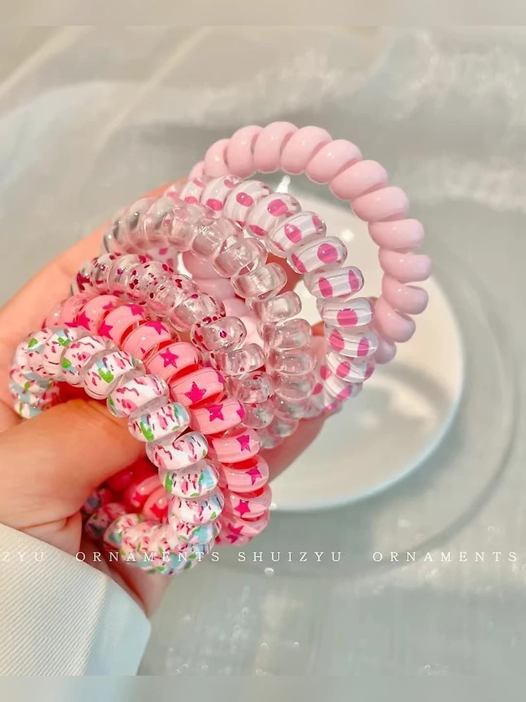 4# Qiz pushti 6 dona 5.5cm