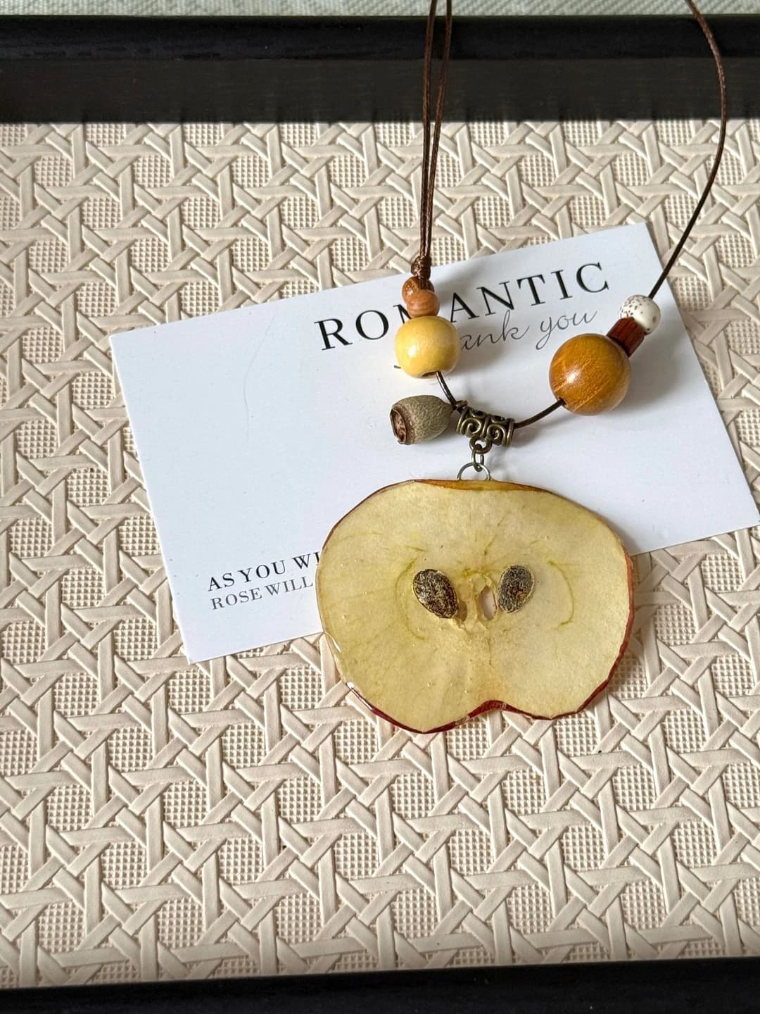 Apple necklace