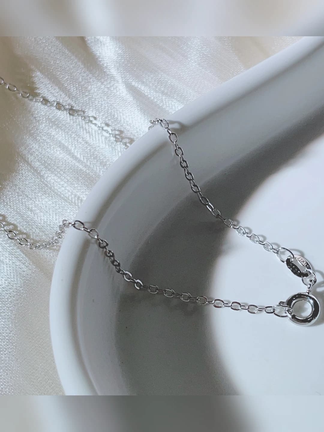 Platina xoch zanjir, 45 cm