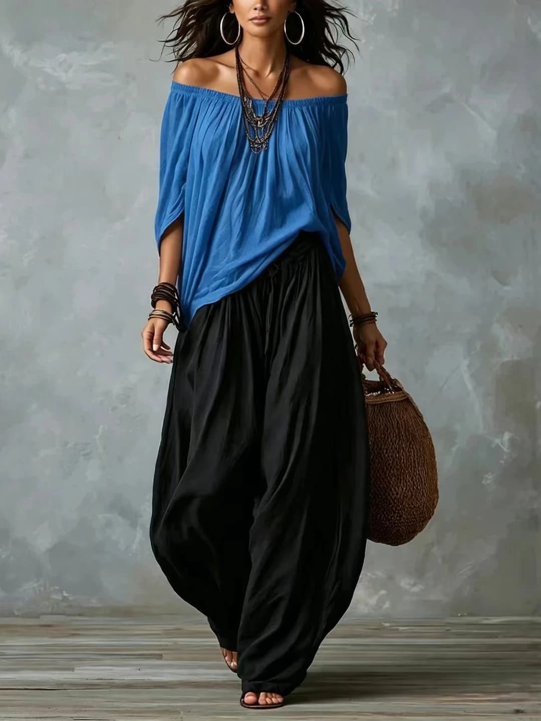 Black-royal blue