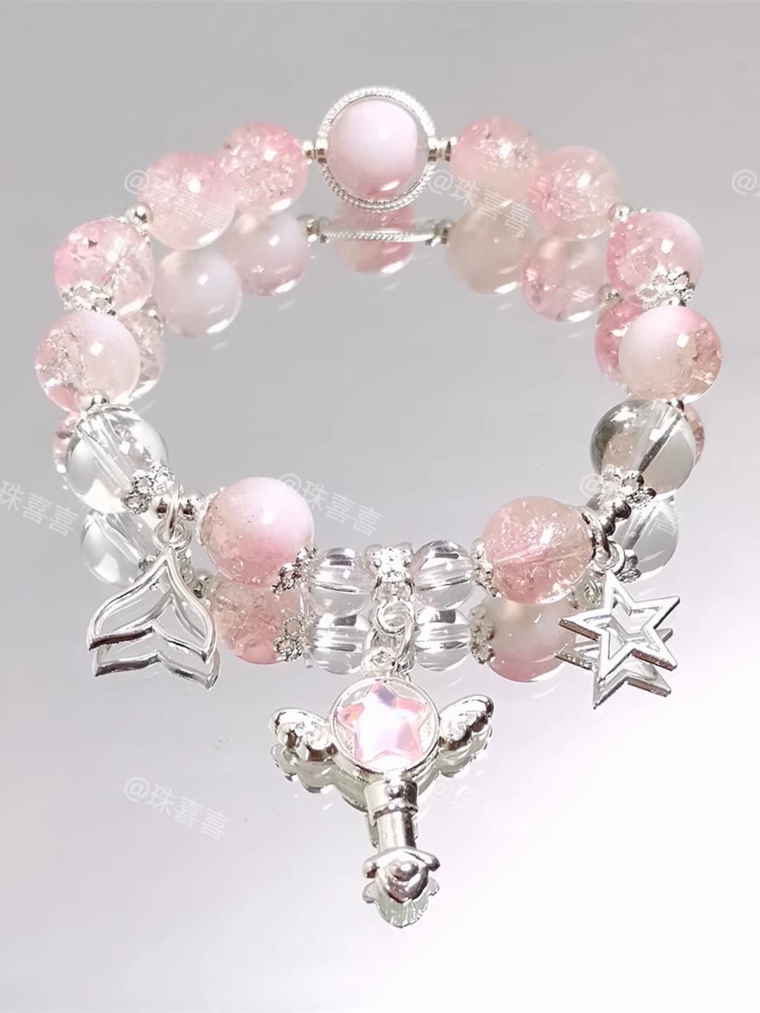 Crystal Fairy Wand Pink