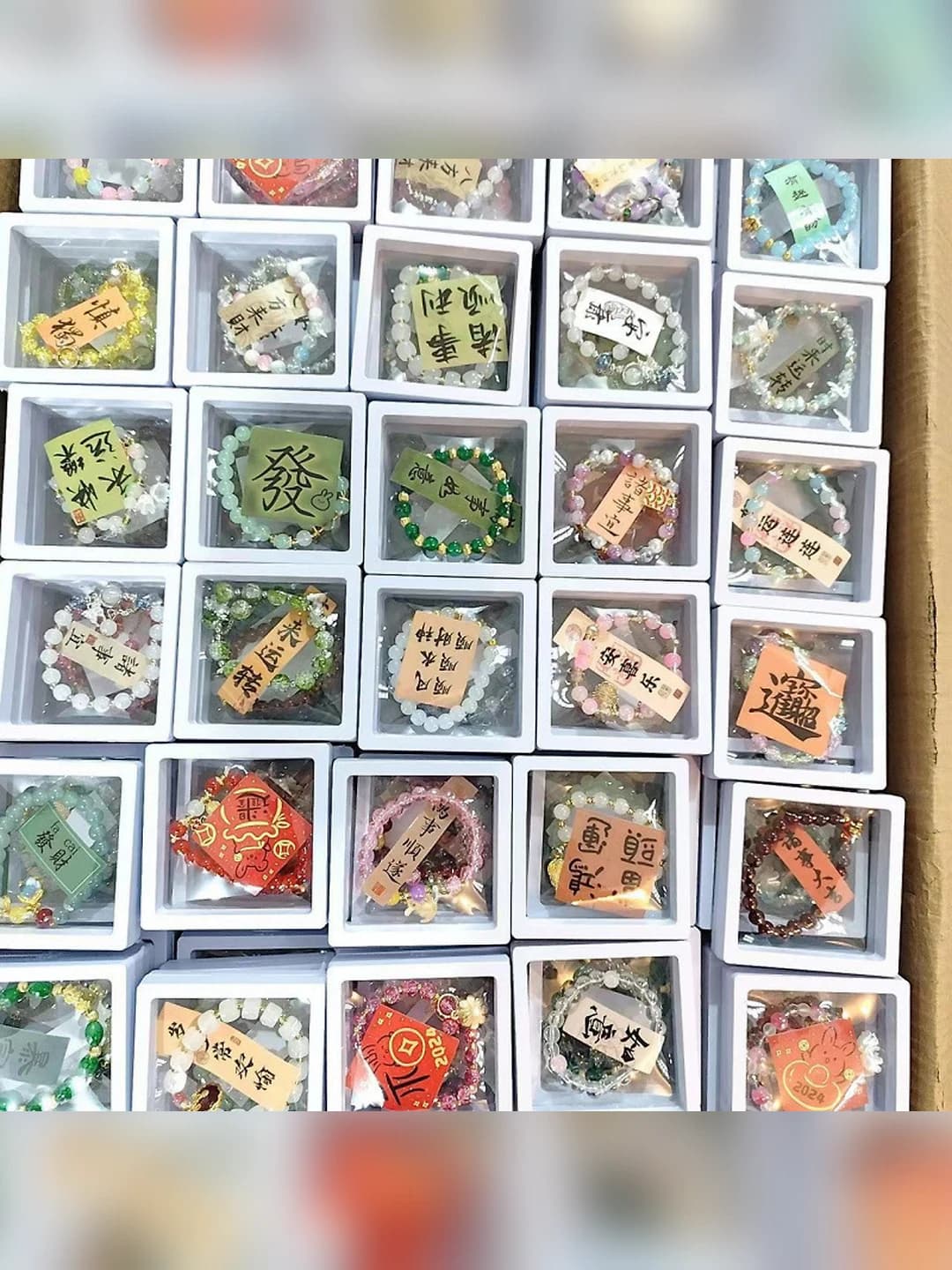Random mix (white box + card)