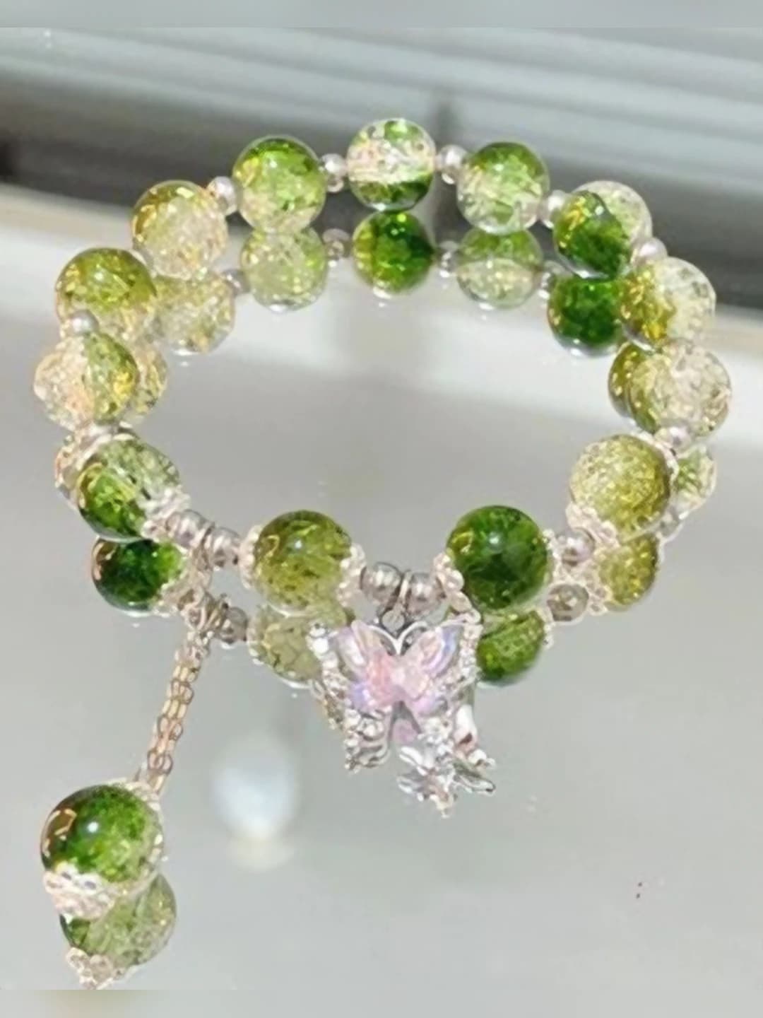 Crushed butterfly green