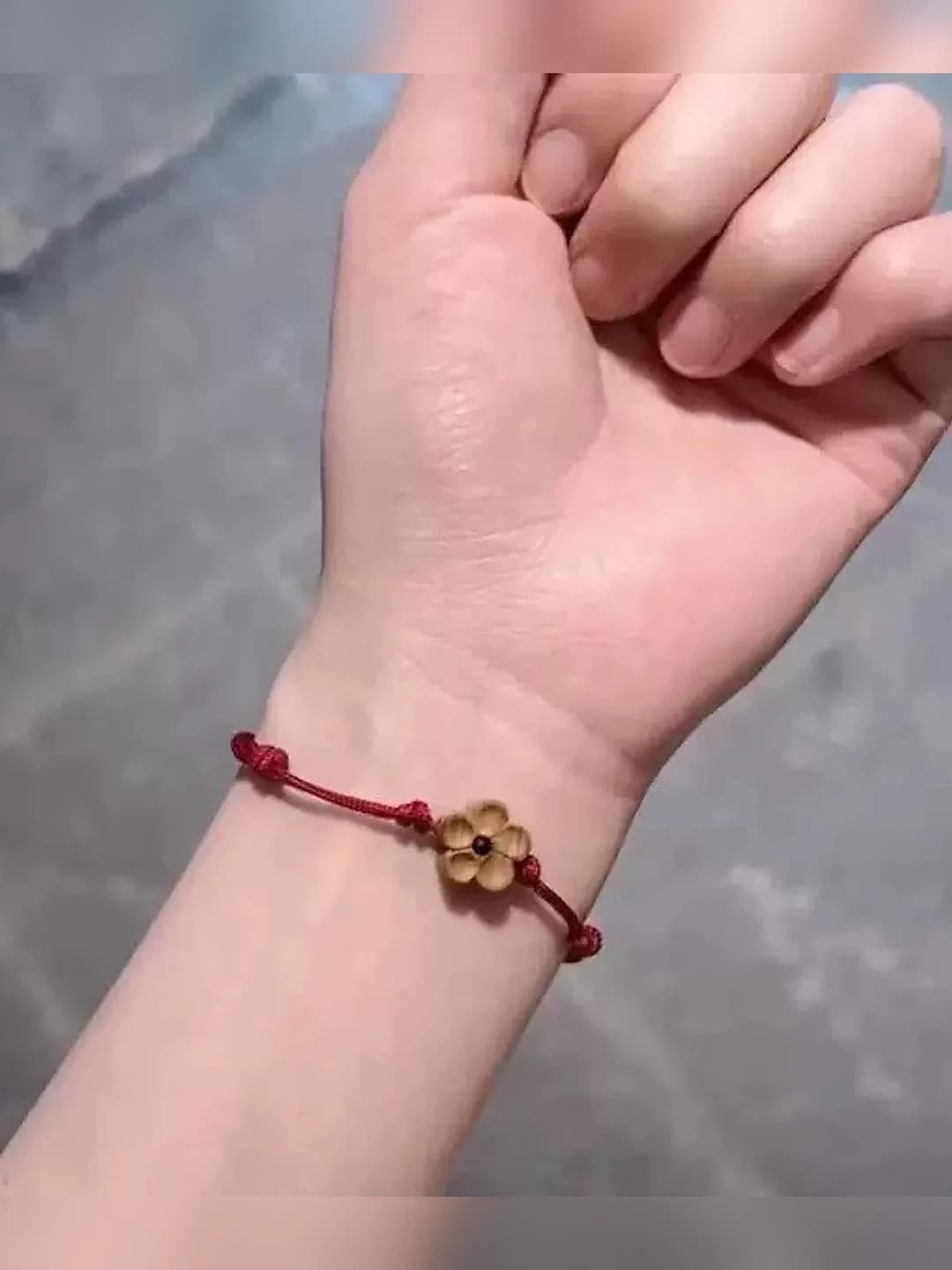 Small floral red
