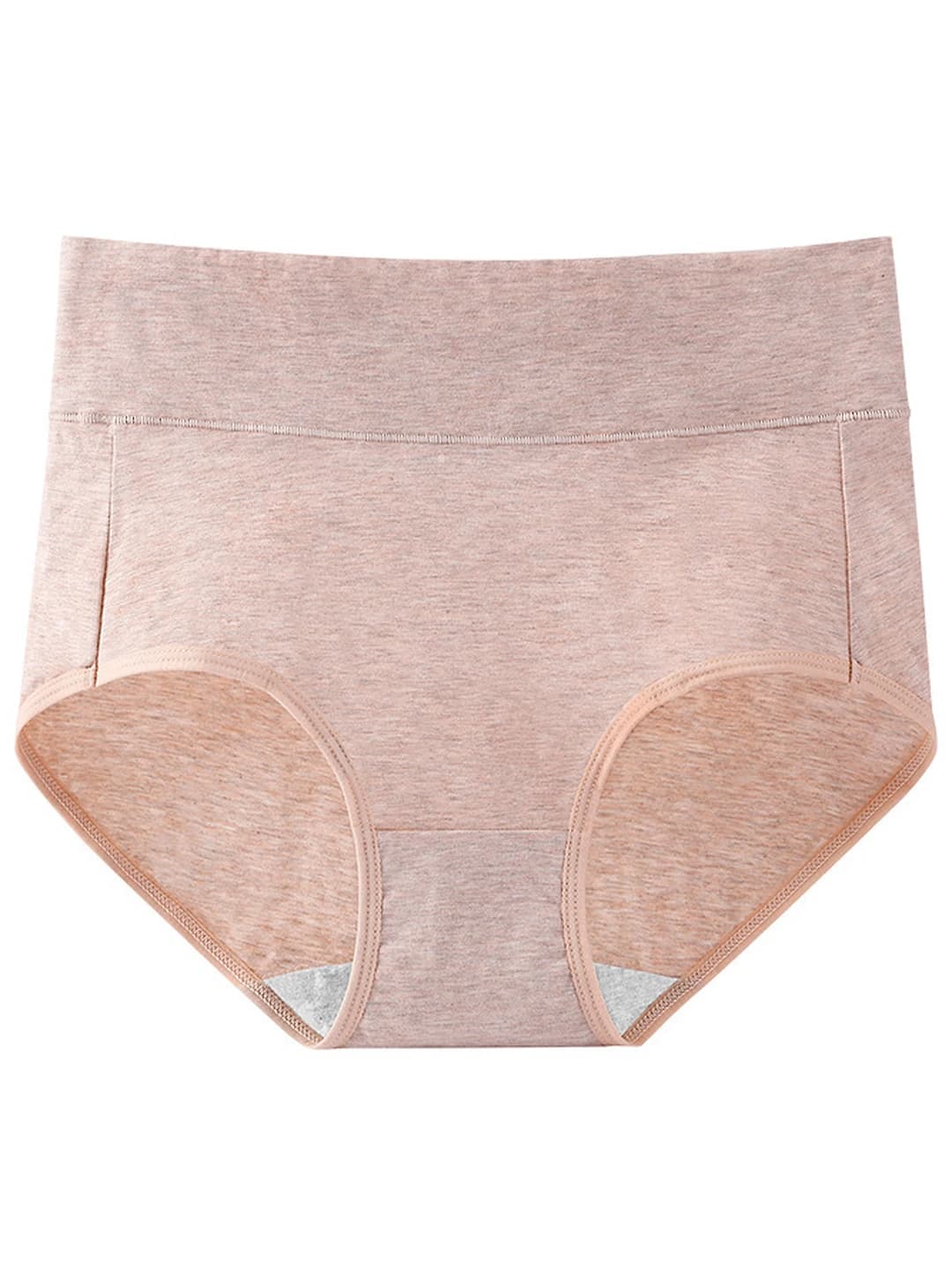 High waist panties women 1260 apricot skin