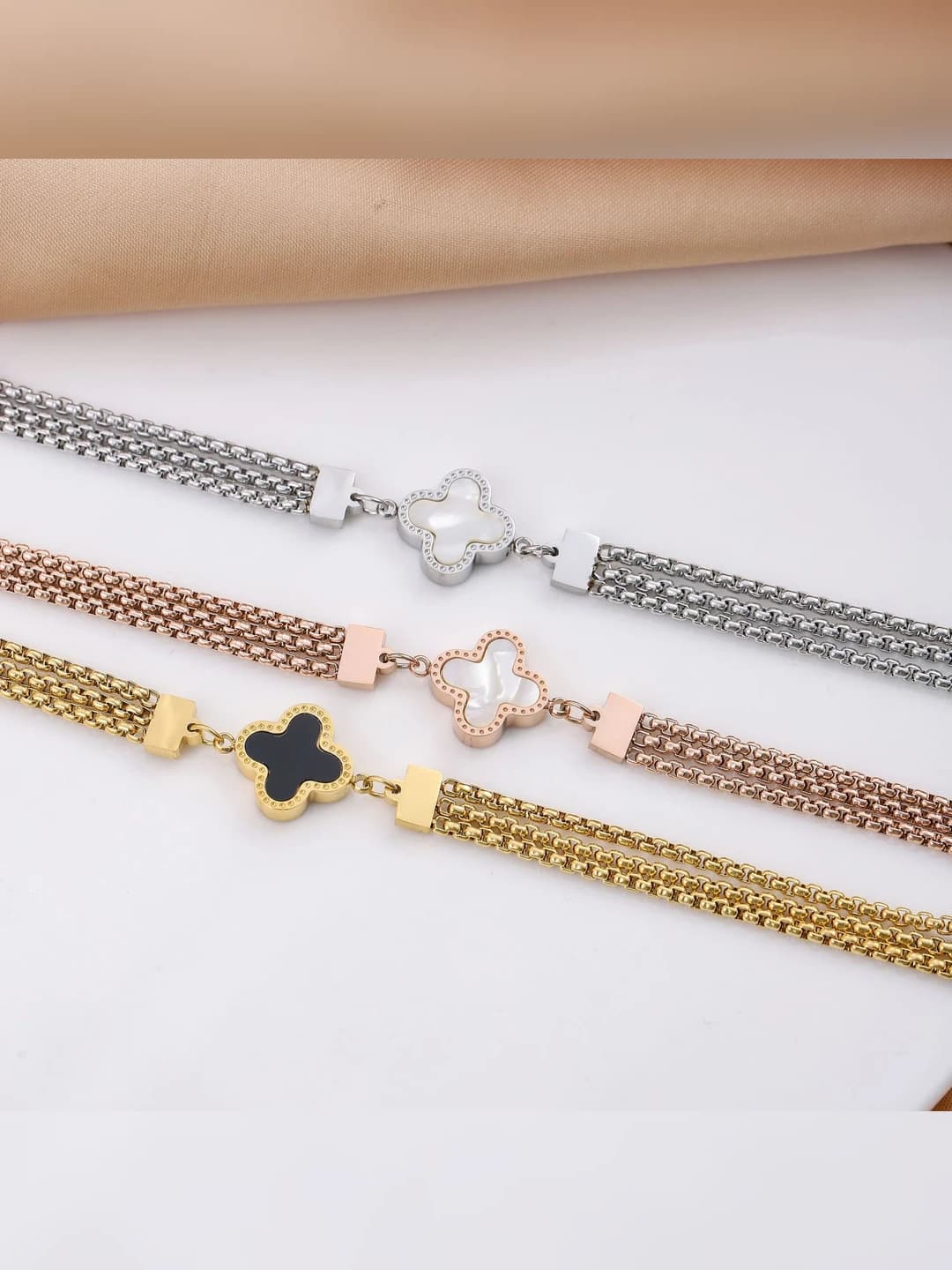 Titanium steel bracelet for women, Korean style, boho design element, non-fading